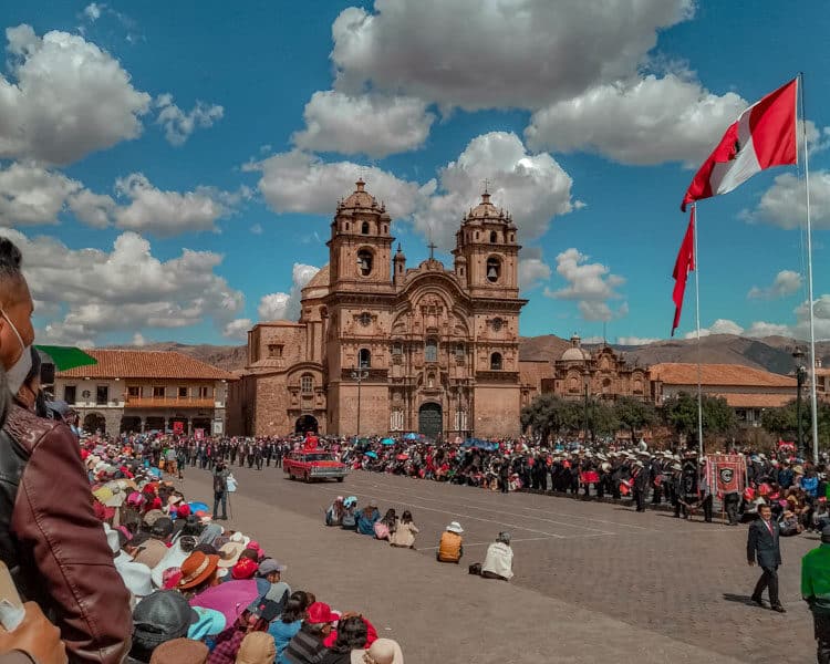 Festival at Plaza de Armas